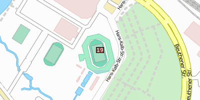 Stadtplan Grundig Stadion